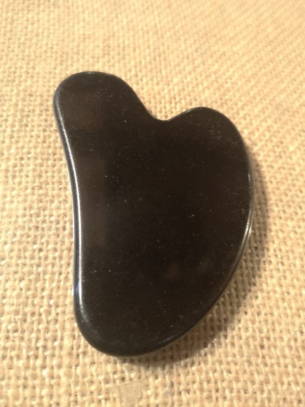 Gua Sha en Obsidienne