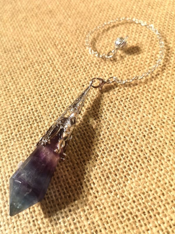 Pendule fluorite